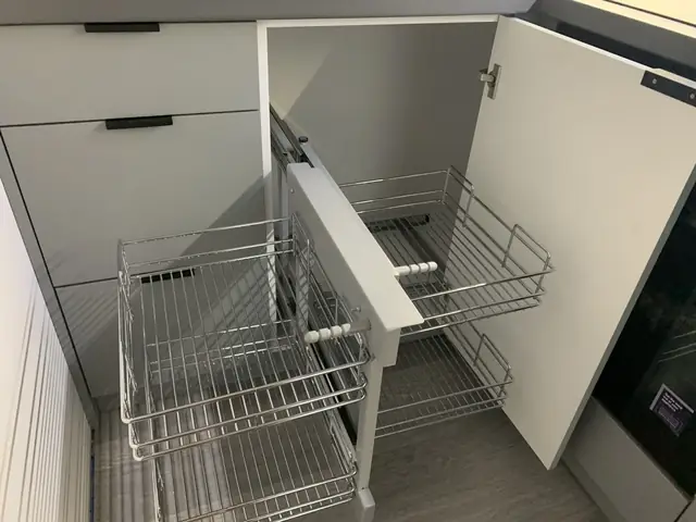 System narożny w szafce kuchennej